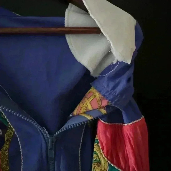 Silver threads lightweight woman’s vintage jacket M - Picture 4 of 12